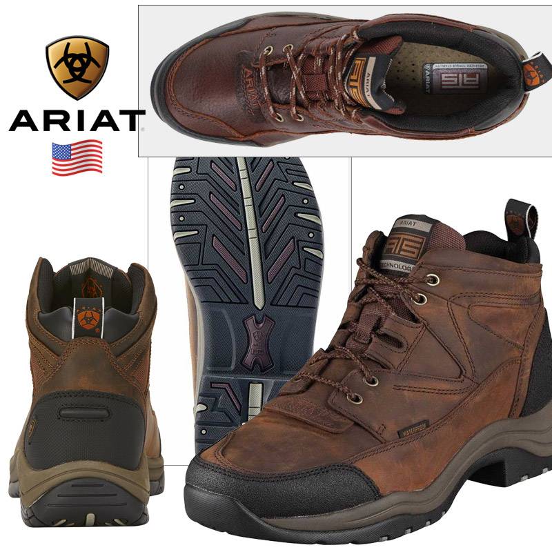 American ARIAT professional cowhide and horse boots men and women leisure endurance outdoor sports hiking boots waterproof anti -skid anti -grinding