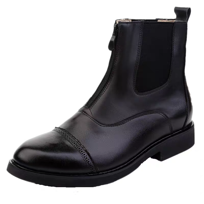 British equestrian boots, cowhide soft bottom non -slip boots, riding boots, male girls and children's equestrian boots