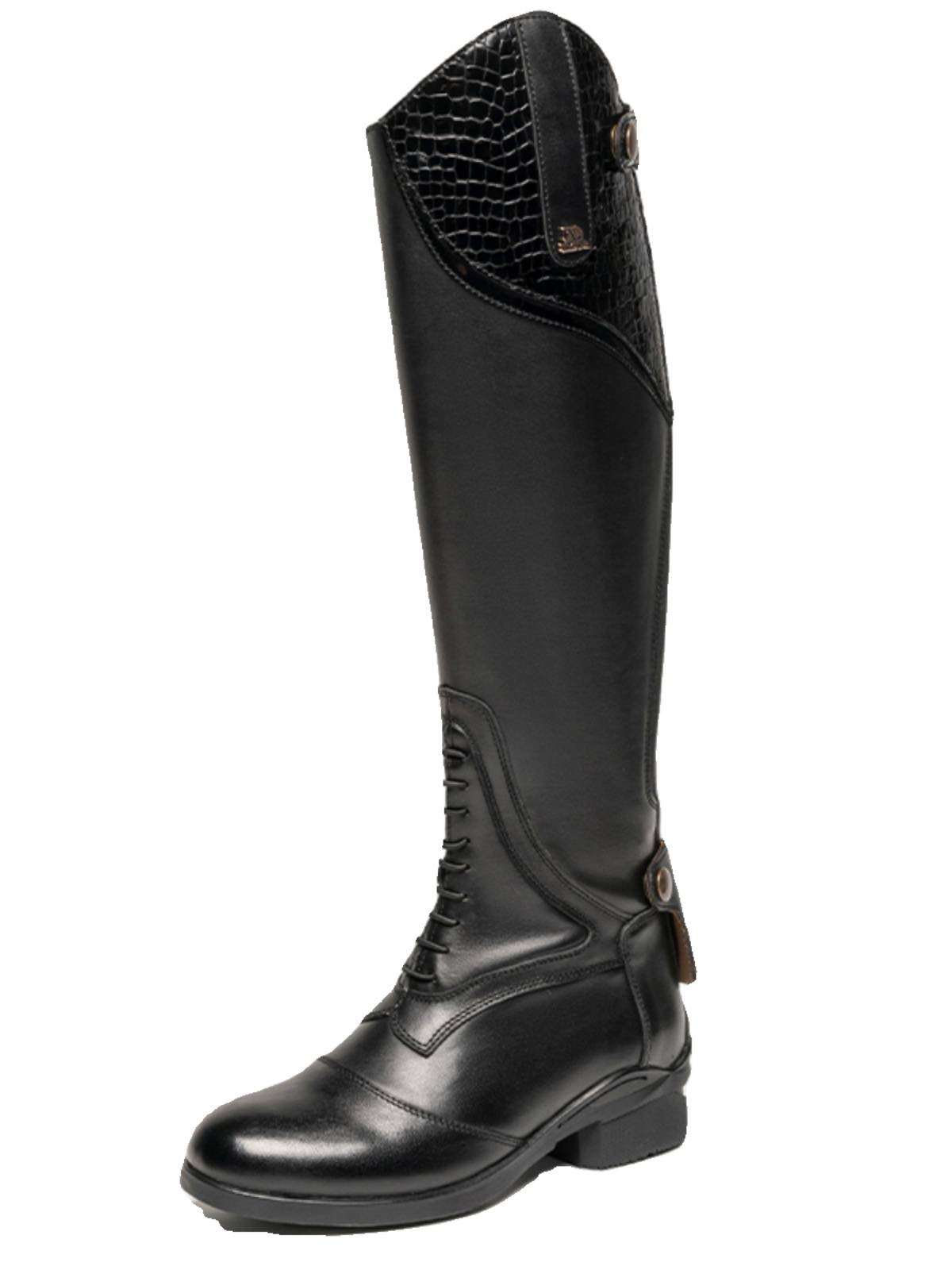 All -leather equestrian boots Professional equestrian high tube boots, non -slip and wear -resistant riding competition obstacle men and women riding boots