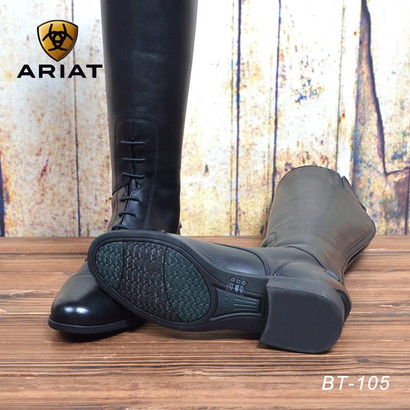 IMPORTED U.S. ARIAT SPECIALTY HORSE BOOTS, HIGH-GRADE, PURE OX-SKIN HORSEBACK
