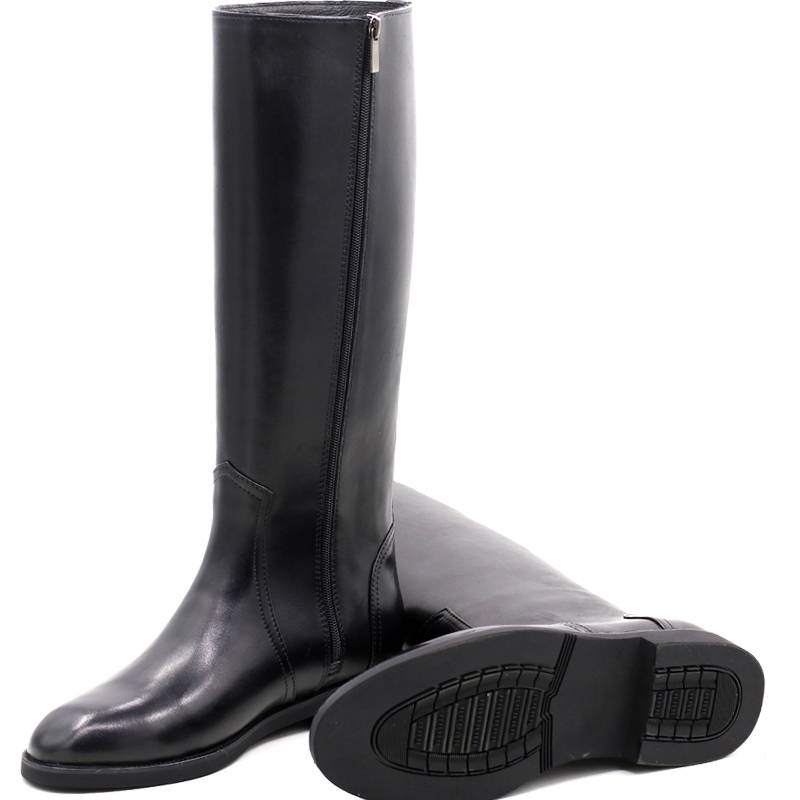 Winter men's high boots equestrian boots flag -raising boots real cowhide boots instrument warfare boots warm cotton boots wool boots