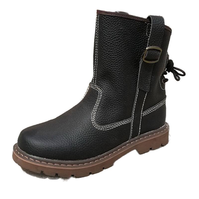 Special offer cowhide Mongolian boots motorcycle boots trendy Martin boot boot boots breathable horse boots leather denim short boots Knight boots