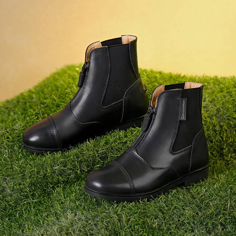 Cavassion Children's Equestrian Boot Boots Boot Boots Boots Rider Rider Boots Children's Leather Boots 8106027