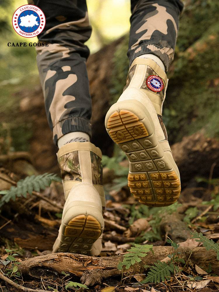 Mountaineering shoes female outdoor professional hiking summer waterproof, anti -slip, abrasion resistance, high -top lightweight lady Martin boots male