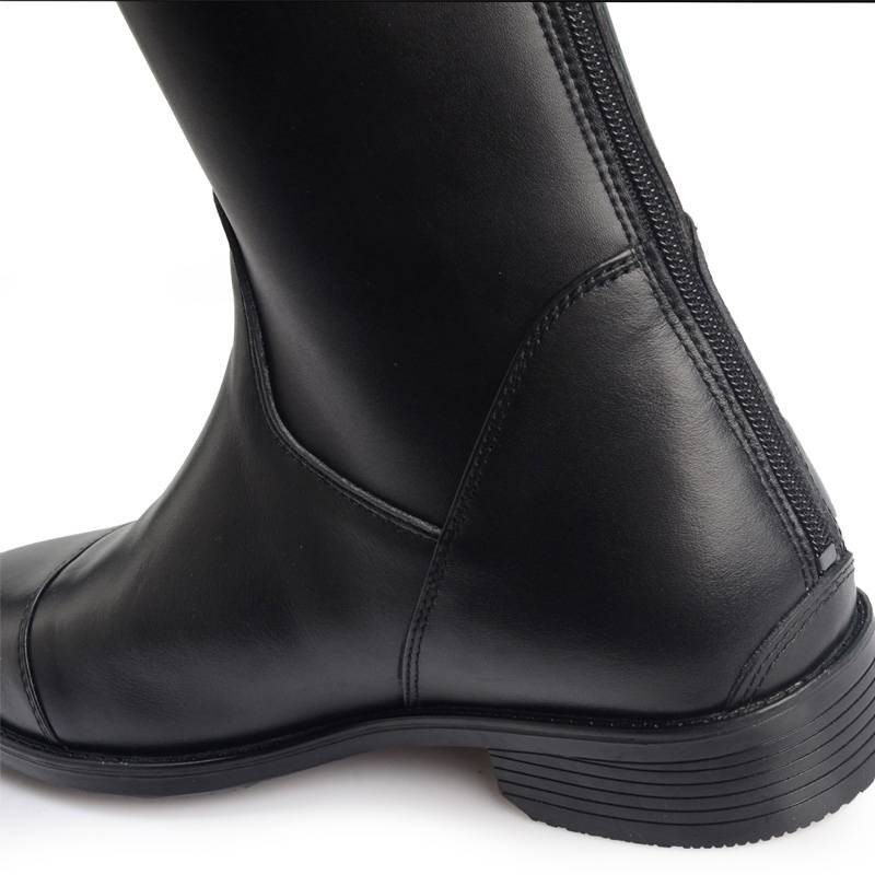 The head layer cowhide equipment boots accept customized adjustable legs encircling horse riding competition training obstacle boots and horse boots