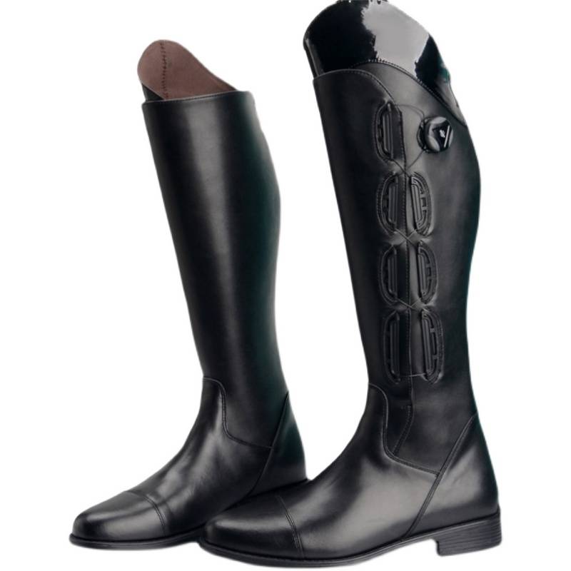 The head layer cowhide equipment boots accept customized adjustable legs encircling horse riding competition training obstacle boots and horse boots