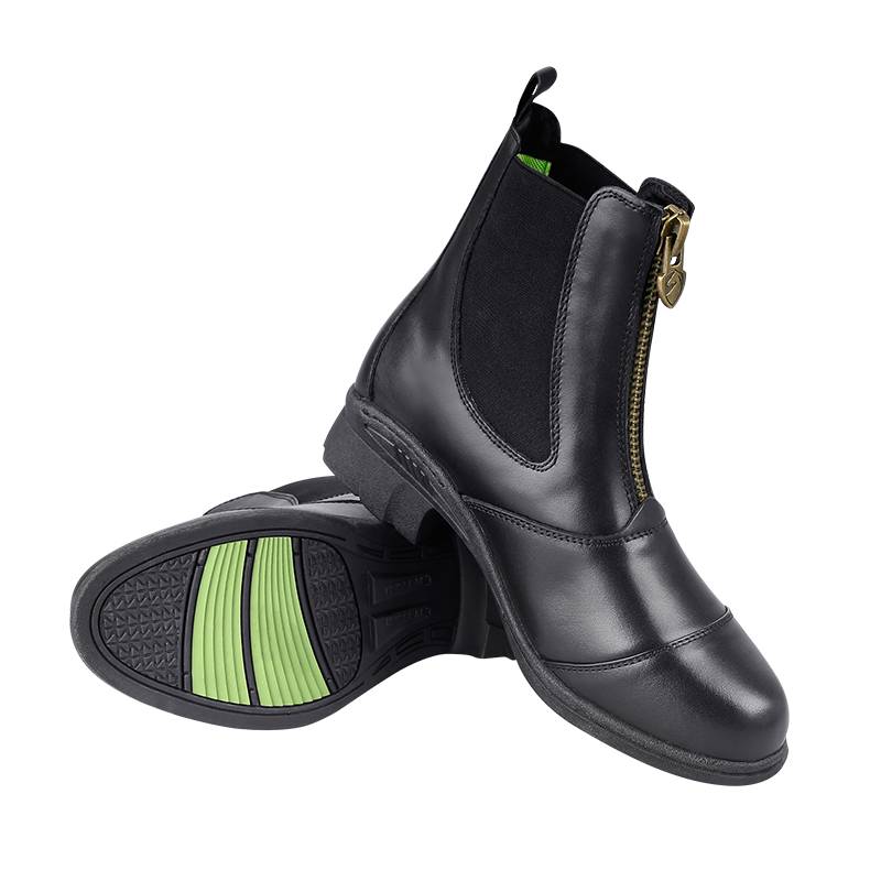 Cavassion leather equestrian boots obstacle boots for men and women adult contests before zipper horse boots 8106002