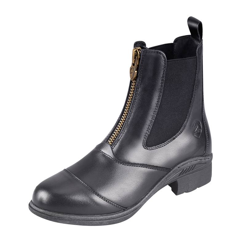 Cavassion leather equestrian boots obstacle boots for men and women adult contests before zipper horse boots 8106002