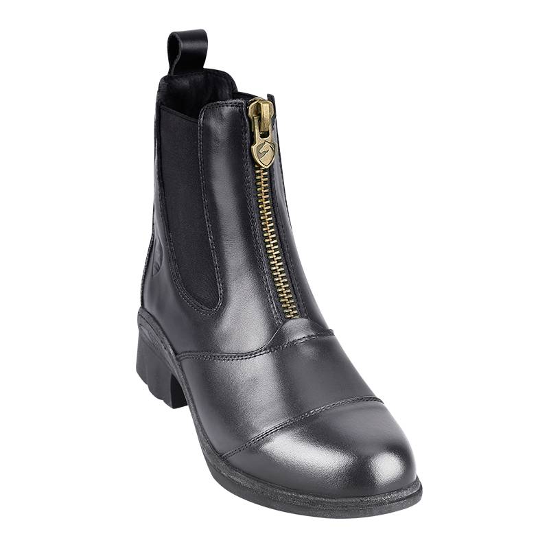 Cavassion leather equestrian boots obstacle boots for men and women adult contests before zipper horse boots 8106002