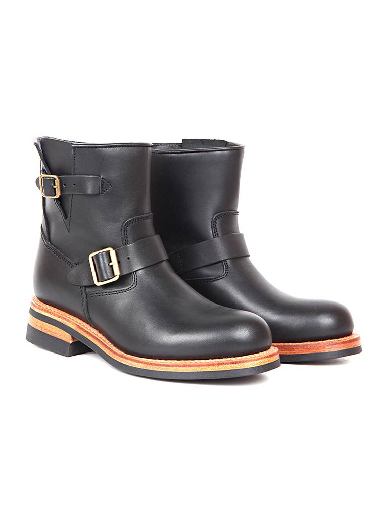 Autumn and winter header cowhide short cylinder riding boots outdoor leisure Martin boots men's non -slip leather boots motorcycle boots