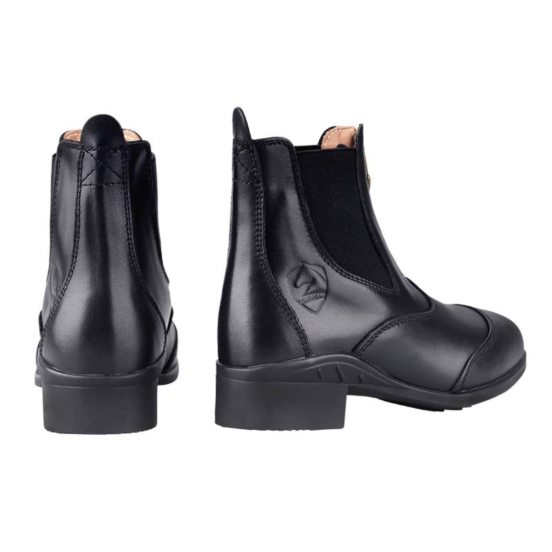 Cavassion Children's cowhide short boots Copper zipper soft leather barreal equestrian boots equestrian boots 8106028