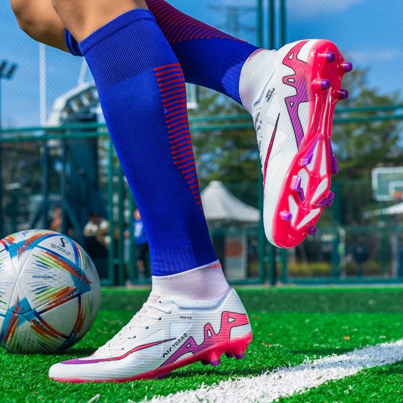 C Luo Assassin 15 football shoes men's and women's football shoes middle school students TF broken nails AG long nail lawn knight boots