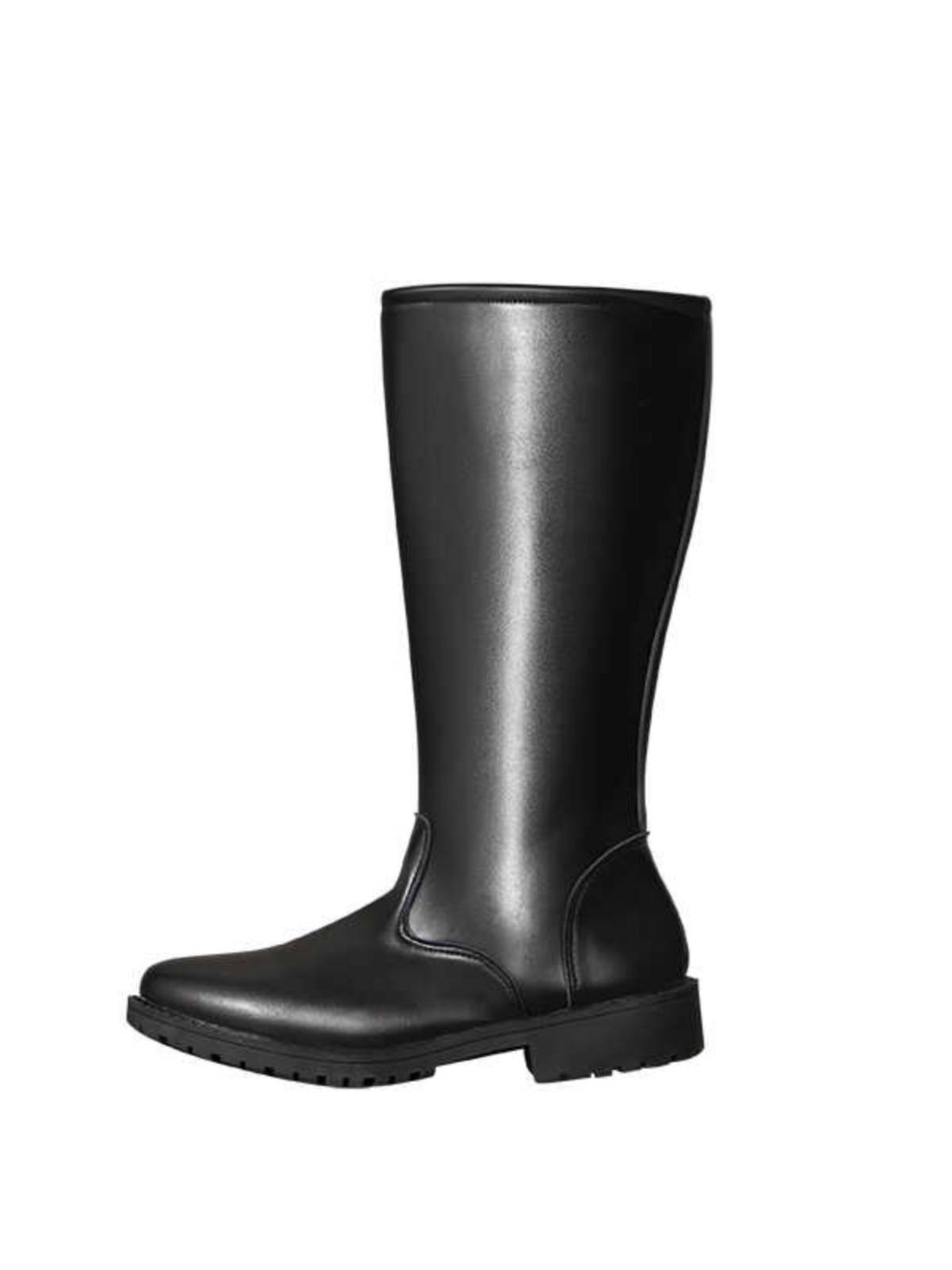 Men and women's leather boots men's shoes COSPLAY Anime Game Circuit Boots Ritual Boots Boot Martin Boots Plus Cotton High Tube