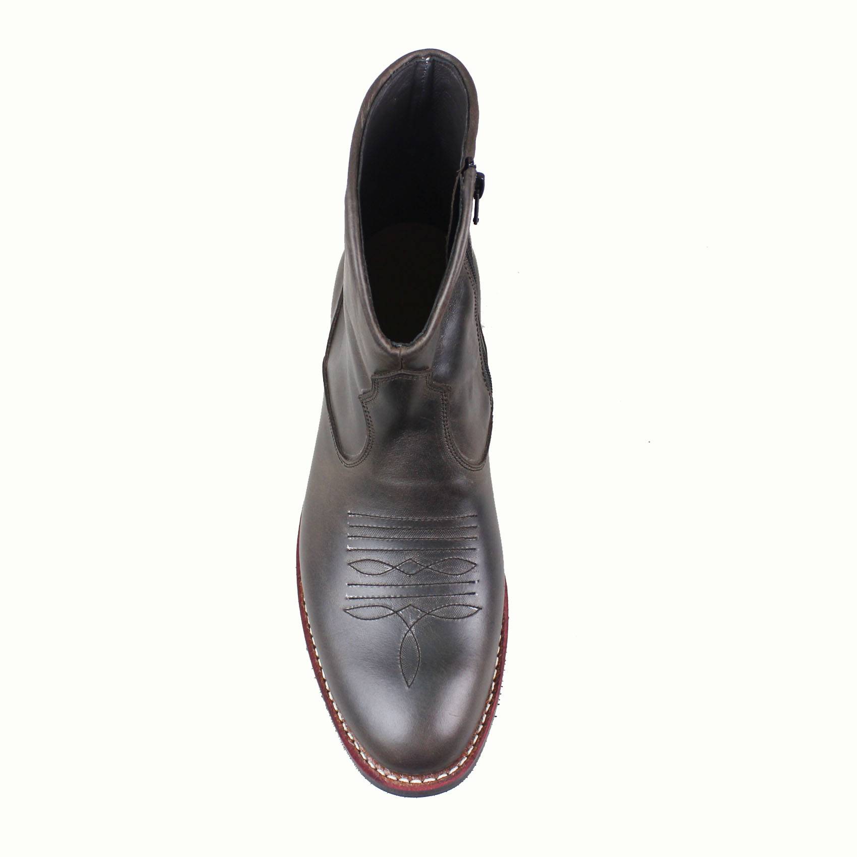 TB1510 Western denim boots men's horse boot boots round -headed Martin men's boot Shenglianfang manufacturer direct sales handmade shoes