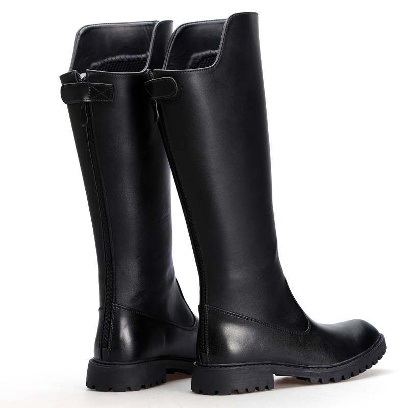 Northeast Cold Winter Boots Men's High Leather Boots Pluffy Cotton Boots British Long Pian Martin Boot Cotton Boots