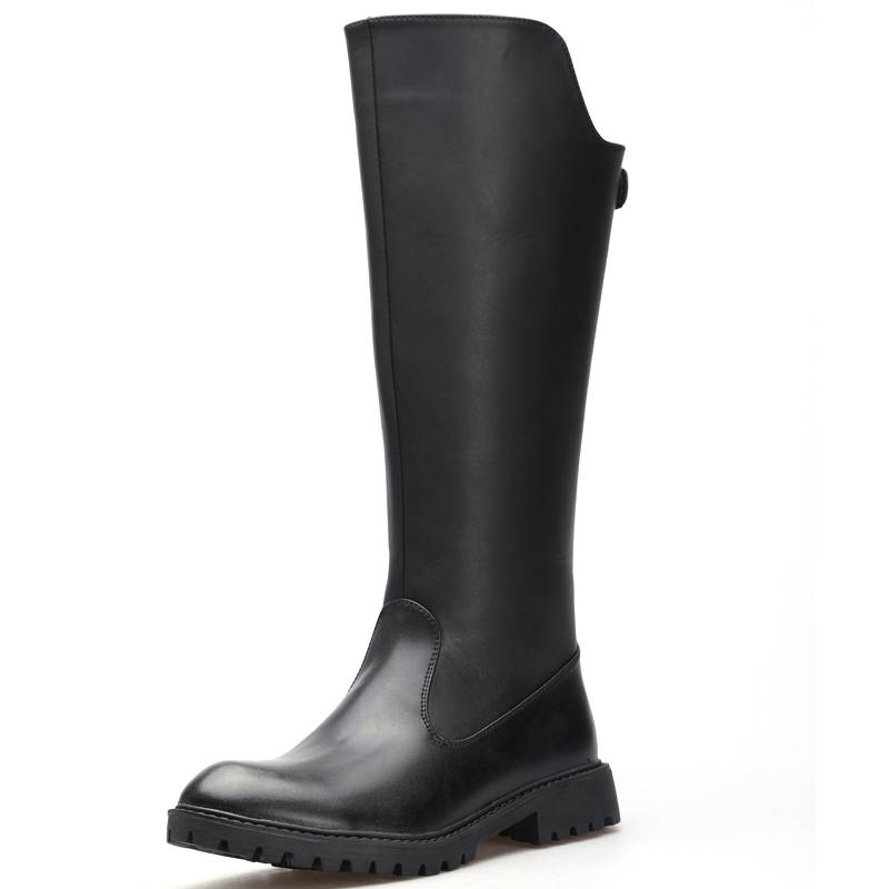 Northeast Cold Winter Boots Men's High Leather Boots Pluffy Cotton Boots British Long Pian Martin Boot Cotton Boots