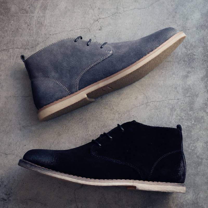 British Wind Martin Boot Men's Low Spring Flat Boot Retro Shopping Shoes Real Permanent Blossom Desert Boots