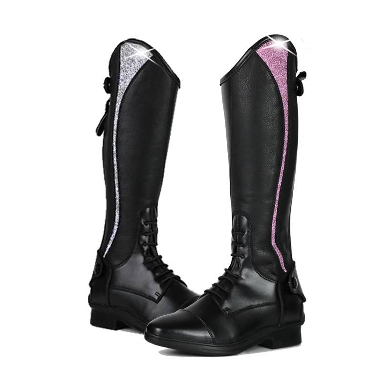 Children's Fashion Equestrian Boots Male and Girls Handsome Anti -Slip -Defense Ride Ride Boot Boots Knight Boot Boots Knights Knight