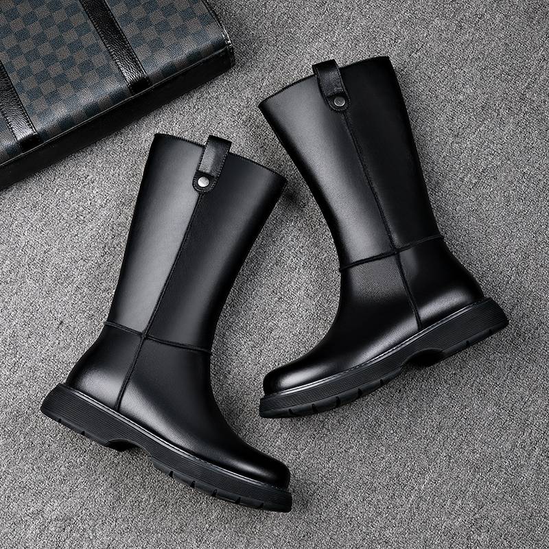 Boots, man. Boots, horse boots, velvet