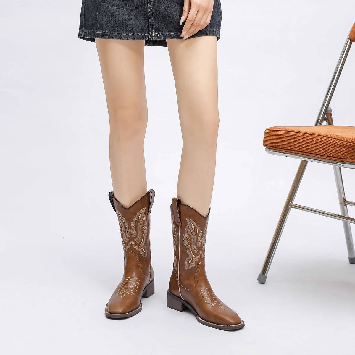 Western Cowboy Boots, 2024 new retrospect