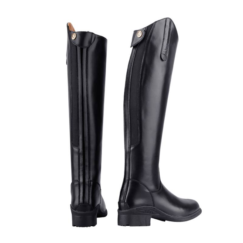 Cowhide equestrian boots ride -riding boots high horse boots competition long boots men and women riding training real cowhide boots