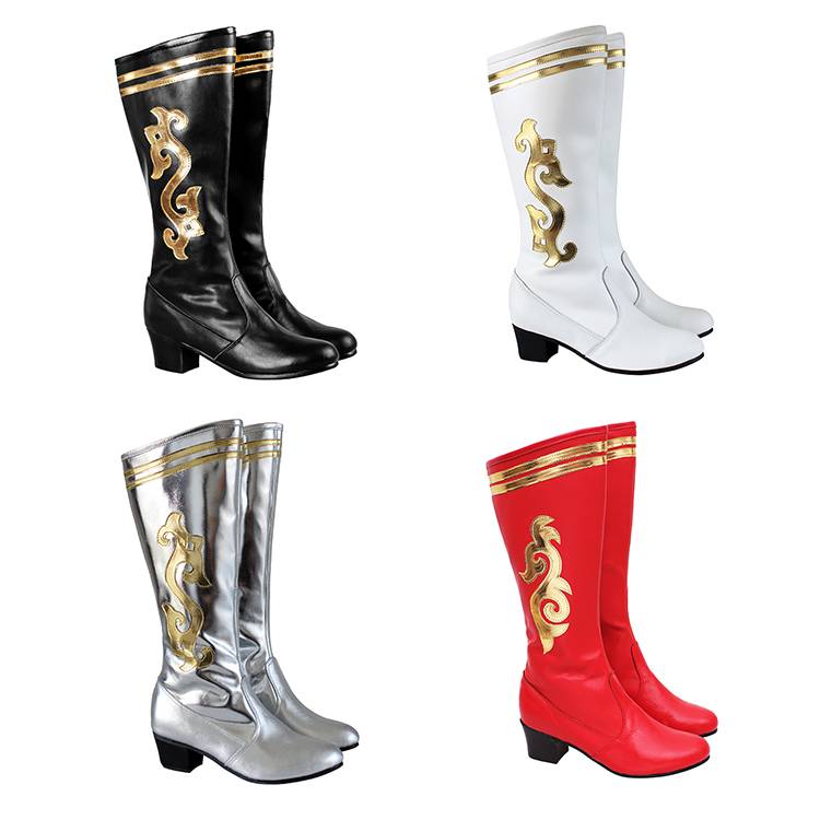 The Mongol Dance Boots Lady, a grown-up, ethnic-minority horse boots show, dancing women's shoes