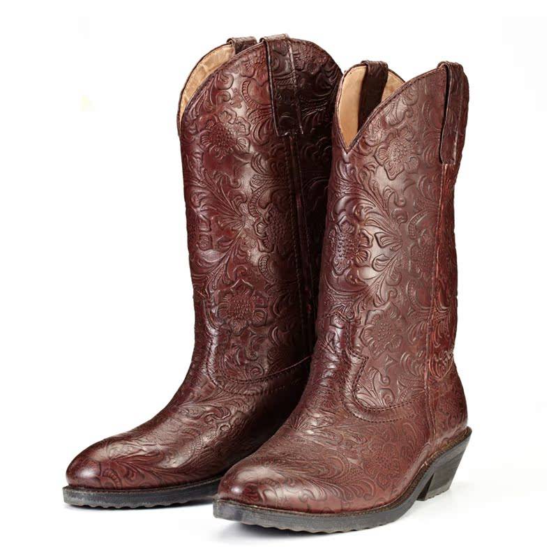 Dundee specializes in oxen-skin mid-skin horse boots for male and female hand-made western cowboy boots with Harley boots
