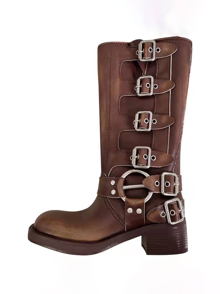 Boots, summer American retro-heavy boots