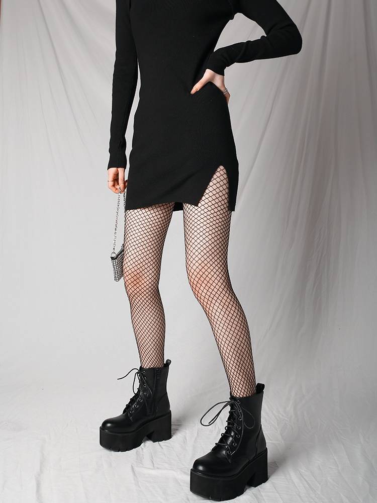 Punk wind thick bottom Martin boots female spring and autumn single boots Y2K locomotive boots increase cos small boots high heel