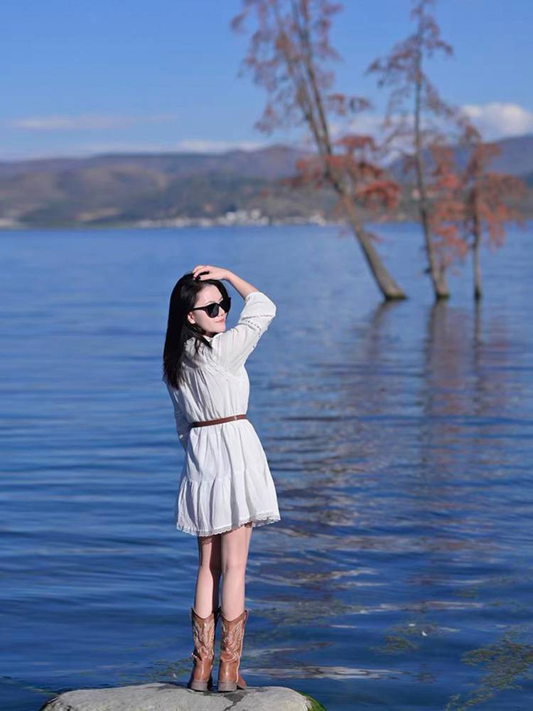 Go to Xinjiang Tibet Prairie Sichuan West and Western, West and West, West and Northwest Northern Northern Cowboy Boots, Yunnan Qinghai Lake Knight Boots Women
