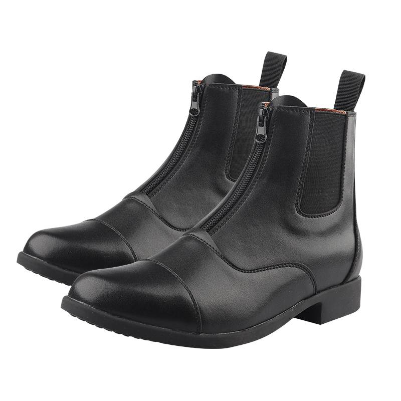 Spring and summer equestrian equipment cowhide comfortable and breathable equestrian horses boots women's professional equestrian competition leather riding shoes men