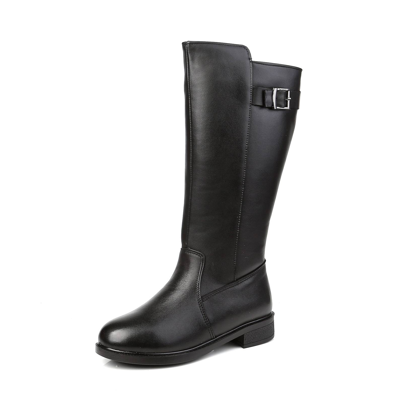 Professional children's equestrian boots long cylinder knight boots leather long boots riding ride boots female middle -aged mother horse boots female model