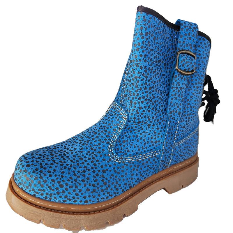 High-end custom-made oxen-skin martin boots