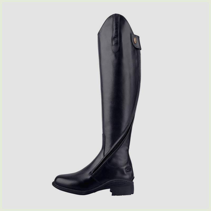 Cowhide Equestrian boots Riding men and women stringing zipper anti -skating boots bar boots Rock horse horses 8106101