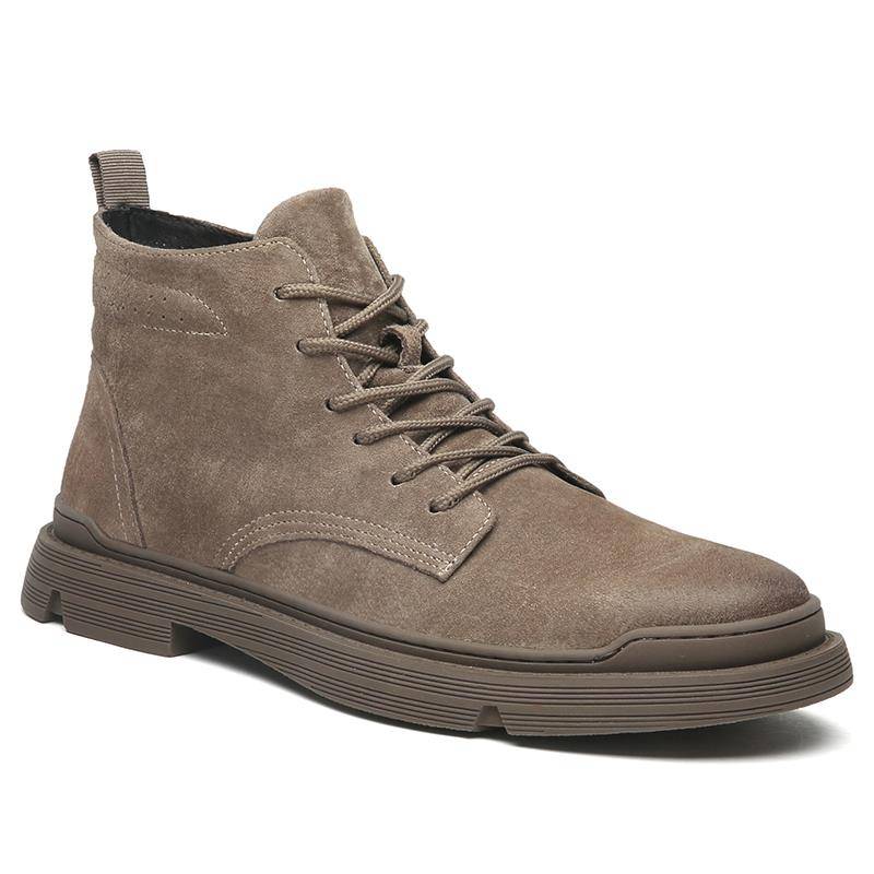 Net Red Martin Boot Men's Spring Breath Innochor Gangs Boot Boots Leisure British frosted leather equestrian boots leather tide