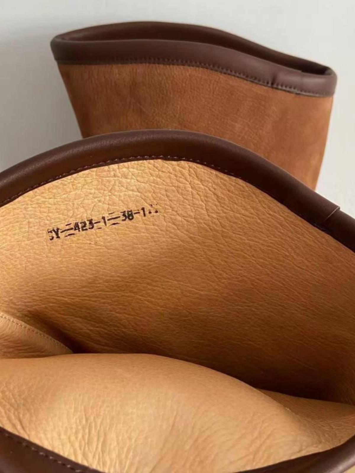 Spring and autumn new header cowhide men's boots, Mongolian boots, hidden boots in the plain, horses boots Martin boots outdoor boots shoes