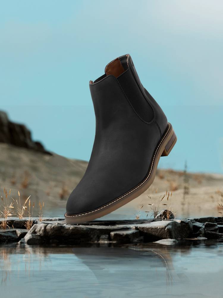 Clarks its Leceli boots in men's summer breathable British fur boots high -top leather shoes help Martin boots