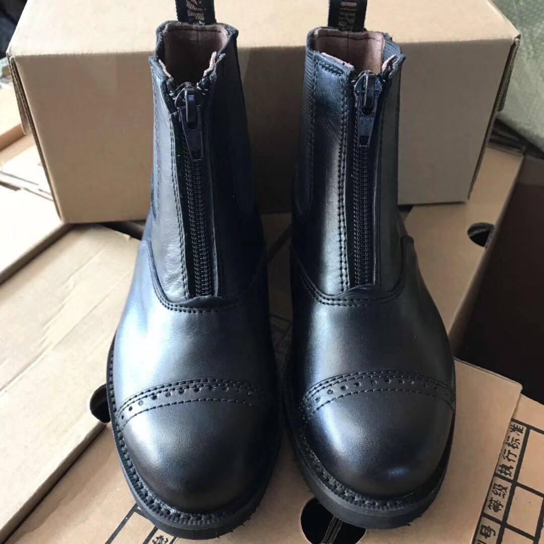 Horse boots, horse boots, horse boots, horse boots, bull-skin boots, super-sliding horse boots for children