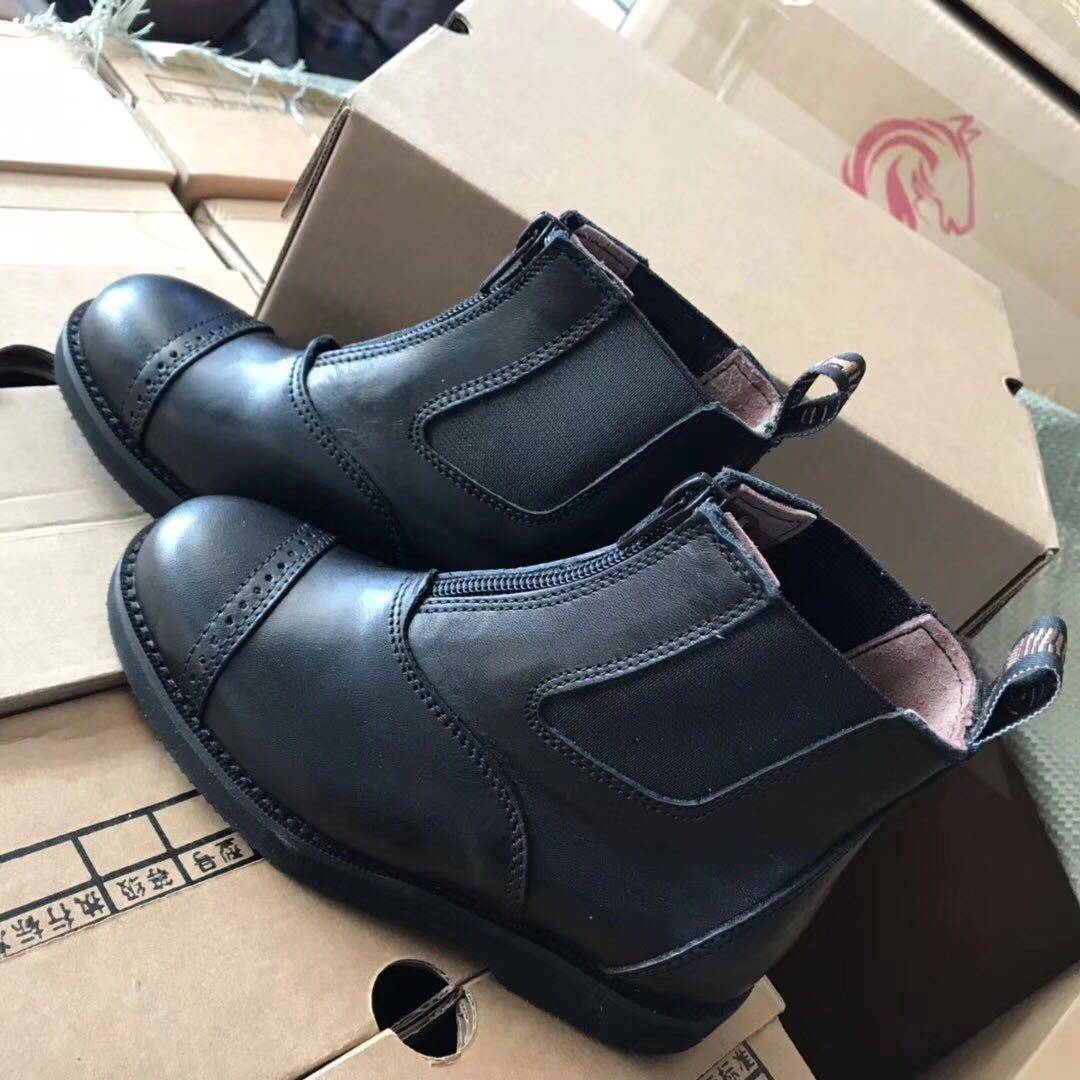 Horse boots, horse boots, horse boots, horse boots, bull-skin boots, super-sliding horse boots for children