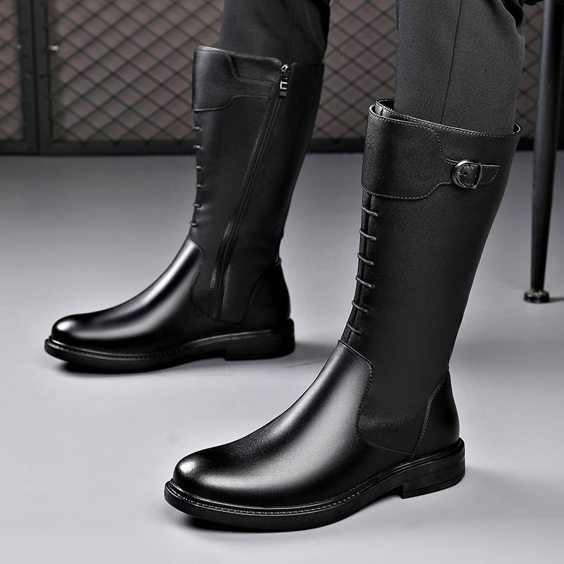 Boots, velvet in winter