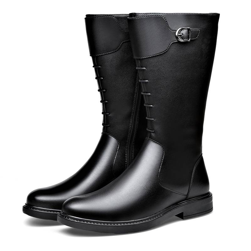 Boots, velvet in winter