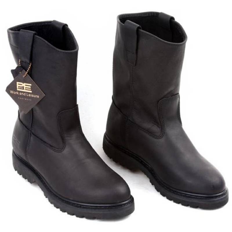 Spring and summer PF men's boots leather high -top shoes British middle boot boots boot boots men's Martin boots outdoor boots solidar