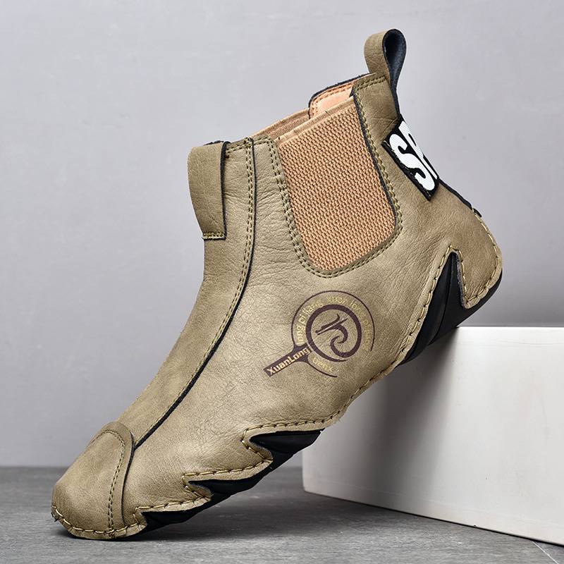 Clear clearance Special offer Special offer Martin Boots Men's High Gang Gang Gang Shou Shoes Chelsea boots men's shoes in winter plus velvet boots