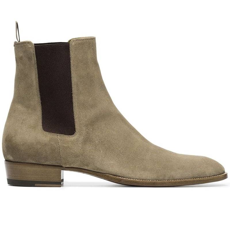 Chelsea boots men's leather British boots men's versatile European and American leather boots men SLP winter Martin boots men