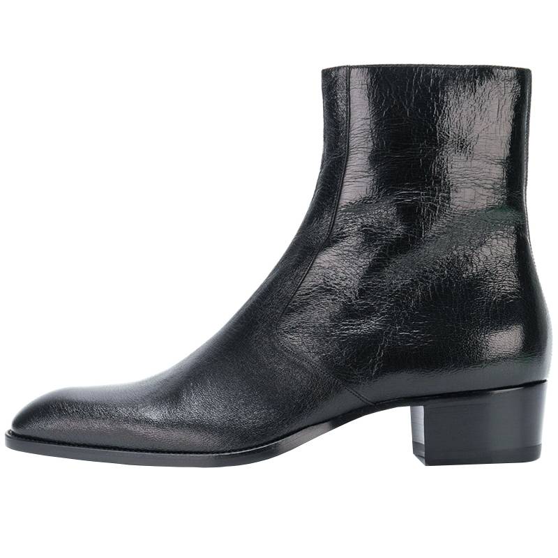 24 Summer European and American men chelsea boot Chelsea boots leather pointed pointed Martin boots men's tide