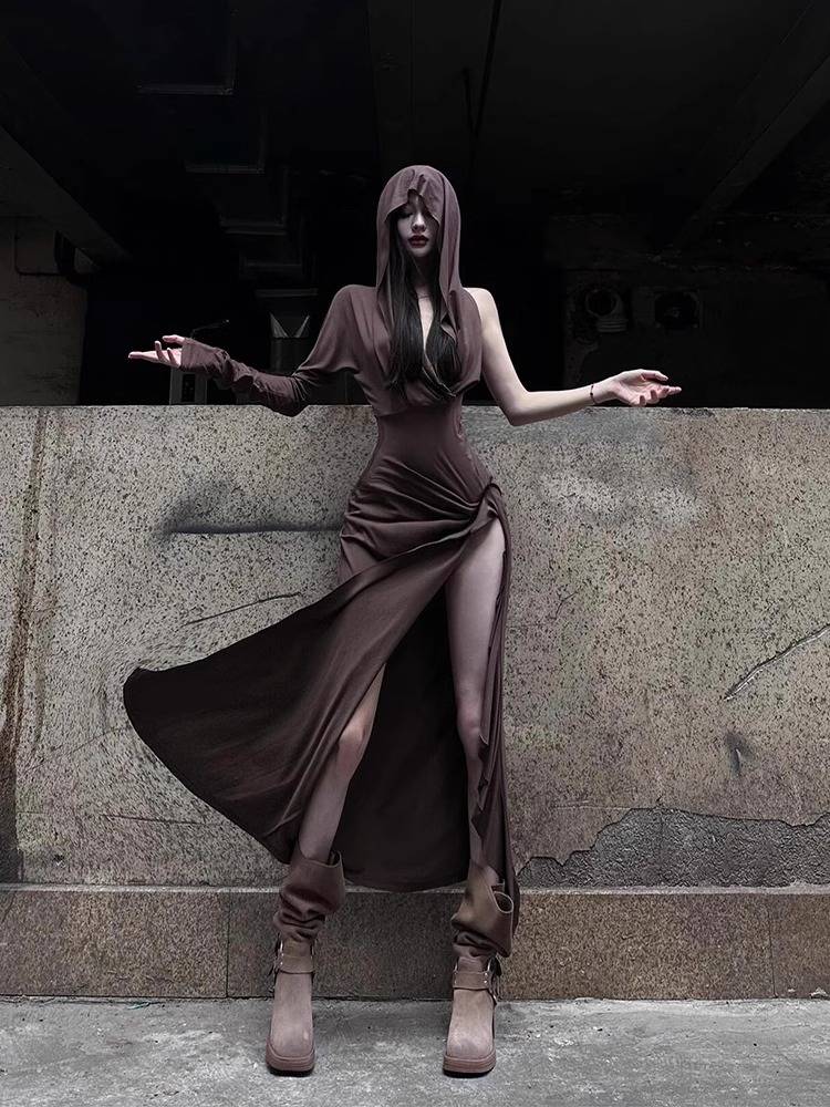 2024 new side head thick heels of western denim boots Knight boots waste soil wind and wind in summer thin air breathable piles boots female