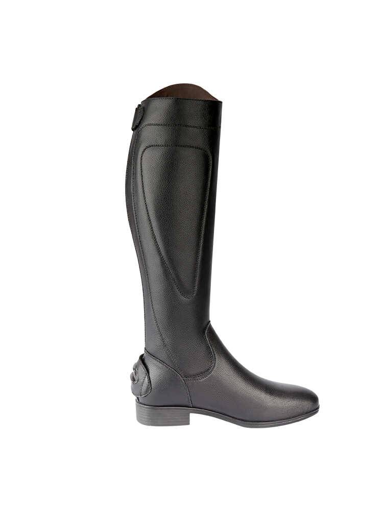 2024 new equestrian boots, high -pipe knight boots, head low heel, tide, zipper boots black anti -slip female boots