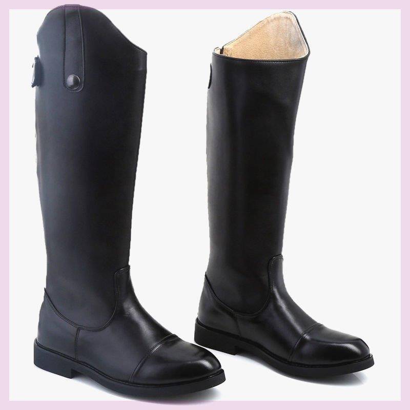 2024 New Product Autumn Equestrian Boots Men's High Boots Riding Leather Capsule Knight Boot Boot Big Big Boot Boots Super long