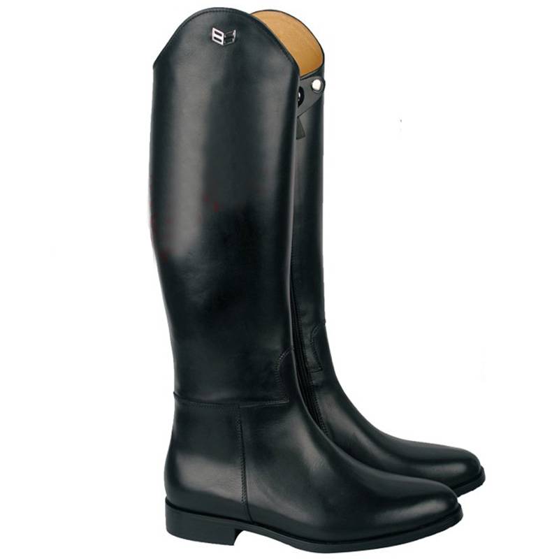 New equestrian boots riding horse boots cowhide men's boots fashion British motorcycle boots Korean version of men and women couple high boots