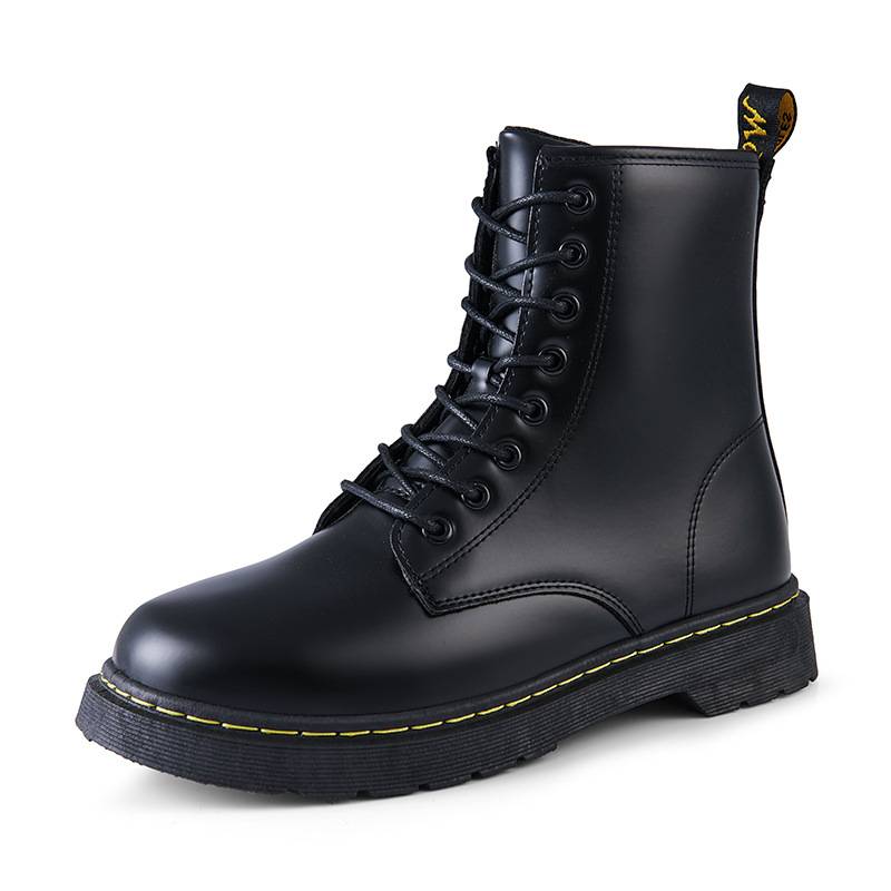 Martin Boots Man's Shoes, Summer Men's Black Teen Waterproof Motors Boots for England